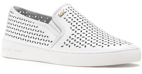 michael kors slip-on sneakers white|michael kors platform sneakers.